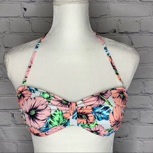 PINK VICTORIA’S SECRET Floral bikini top